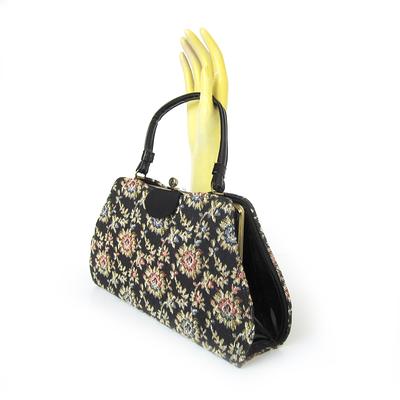 Vintage Brocade Floral Tapestry Handbag - Size Medium | Vintage Values  Boutique
