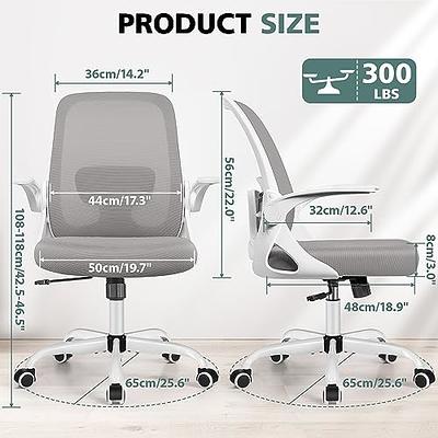 Winrise Office Chair Desk Chair, Ergonomic Mesh Computer Chair