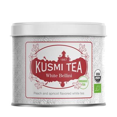 Kusmi Tea White Bellini - 3.5 oz Loose Tea Tin - Organic Blend of White Tea  with Peach & Apricot - Yahoo Shopping