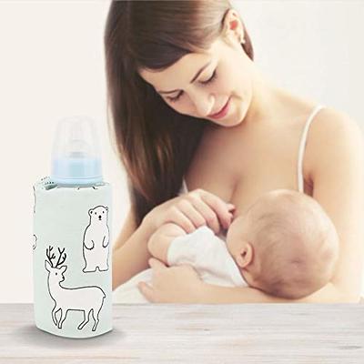 Portable Baby Bottle Warmer Milk Warmer Infant Feeding Bottle Heater  Thermostat SDK