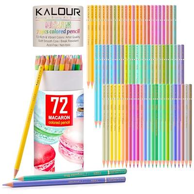 Arrtx 126 lápices de colores para colorear para adultos, juego de lápices  de colores de núcleo suave de alta calidad para dibujar mezcla, sombreado