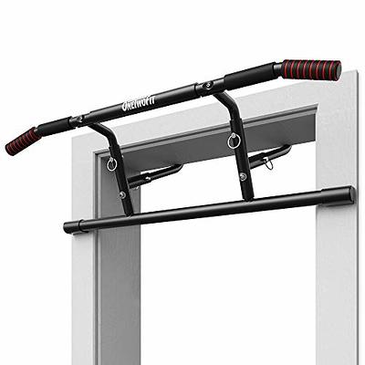  HARDYROAR Pull Up Bar - Safe Locking Home Doorway Chin Up Bar  - No Screw Installation, Upper Body Workout, 29.5 to 37.5 Inches Adjustable  Width : Sports & Outdoors