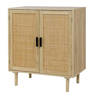  ZYR Japanese Style Sideboard Kitchen Household Countertop  Storage Cabinet Pantry Storage Tea Cabinet Table Solid Wood Storage Cabinet  Mini Cupboard (Color : Wood Color, Size : 60cm) : Home & Kitchen