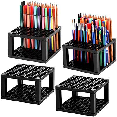 Bamboo Art Supply Organizer, Back to School Supplies, Hold 350+ Pencils,  Rotating School Supplies Holder for Pen, Colored Pencil, Art Brushes,  Desktop Storage Caddy for Classroom & Art Studio - Yahoo Shopping