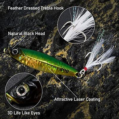 Dr.Fish 5 packs Mackerel Feathers Sea Fishing Rigs