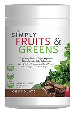  Clean Simple Eats Peachy Greens Powder Mix, Greens Superfood  Powder Smoothie & Juice Mix, Gluten Free, Includes Powerhouse Superfoods  Chlorella & Spirulina Powder Organic (30 Servings) : Health & Household