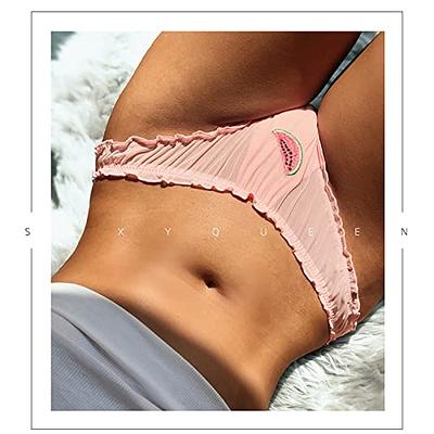 6pcs/pack Women G-string Ultra-thin Thong Transparent Sexy Panties