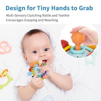 ACCEVO Baby Teething Toys Montessori Toys for Babies 0-6 Months