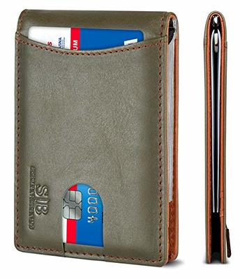 Serman Brands Men's Slim Bifold Wallet