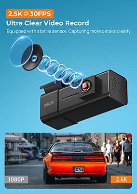 Dash Cam 4K WiFi 2160P Dash Camera for Cars, Mini Front Car Camera,  Wireless Mini Dash Cam with App, Night Vision. 24H Parking Mode, G-Sensor,  Loop