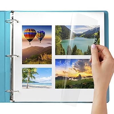Photo Album Pages for 3 Ring Binder (50 Count) - Photo Pages for 3 Ring  Binder - Photo Album Self Adhesive Pages 12 x 12 - Photo Pages - 3 Ring  Binder Photo Sleeves - 3 Ring Photo Album Refill Pages - Yahoo Shopping