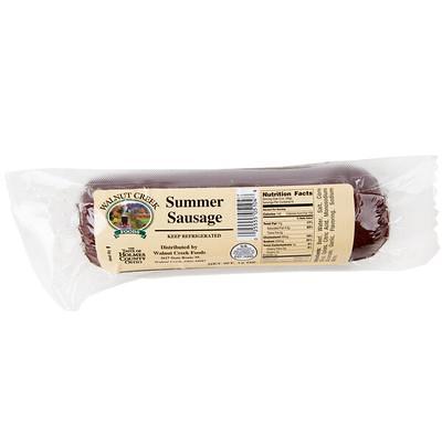 Hickory Farms Beef Summer Sausage 10 oz & Smoked Cheddar Blend cheese 10 oz