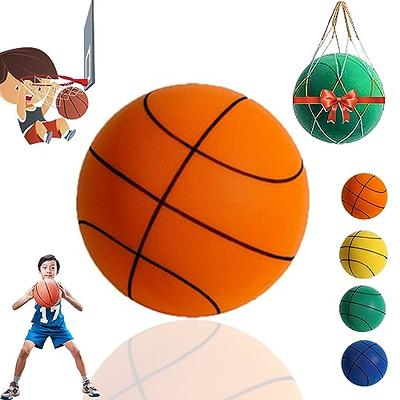 24cm Silent Basketball Foam Sports Ball Indoor Mute Basketball Low Noise  Basketball Training for Various Indoor Activities Orange