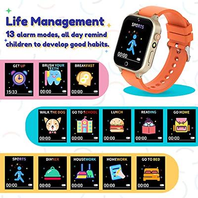 Ziegoal Kids Smart Watches Girls with 26 Games, High-Resolution