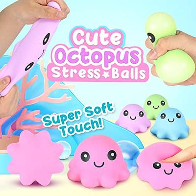  Stress Balls 4 Packs for Kids, Fidget Sensory Squeeze Toy  Durable Squishy Stress Relief Soft Squeeze Balls to Help Anxiety Autism  Ideal Gift : Toys & Games
