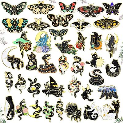20 Pieces Enamel Cat Pins Butterfly Enamel Brooch Pins Cute Cat Pins for  Backpacks Aesthetic Cartoon Lapel Pins for Bags Clothing Decoration Gift  Cute Style