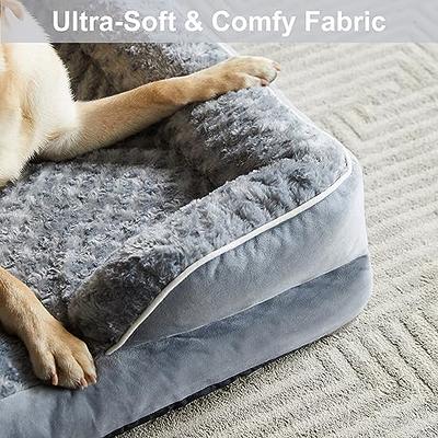 WNPETHOME Dog Beds for Medium Large Dogs, Orthopedic Sofa Mat Pillow with  Removable Waterproof Cover, Egg-Foam Crate Bed