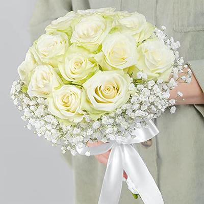 Artificial Fake Flowers Bouquet Gypsophila Bulk Flower In White