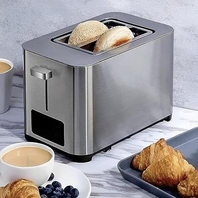 Toaster 2 Slice, Stainless Steel Toaster with Touch LCD Display (6