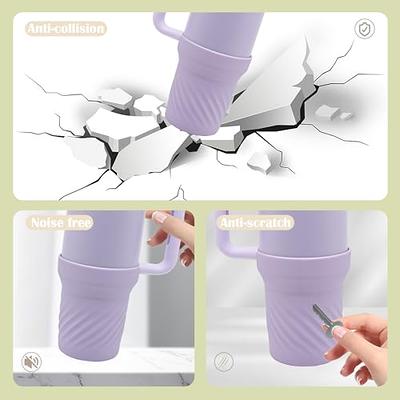 Thxbag Silicone Boot for Stanley Cup 40oz, Purple Boot Sleeve  Cover Fit with Stanley H2.0 and Quencher Adventure Tumbler Accessories  (Orchid, 40 oz): Tumblers & Water Glasses