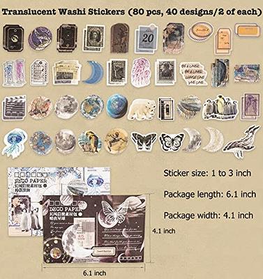 200 Pieces Vintage Scrapbook Supplies Pack for Junk Journal Planners DIY Paper Stickers Vintage Ephemera Pack Decoupage, Other