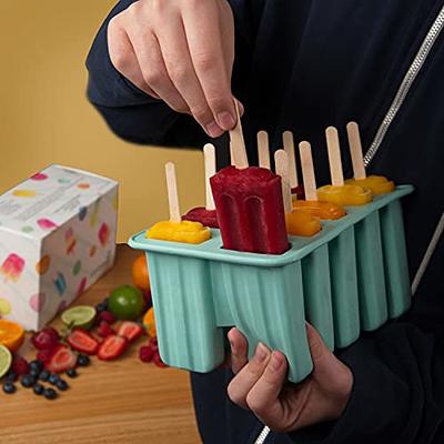 Popsicle Molds, 6 Pack Silicone Popsicle Molds Reusable Popsicle Mold Easy  Release Popsicle Molds With Silicone Funnel And Cleaning Brush