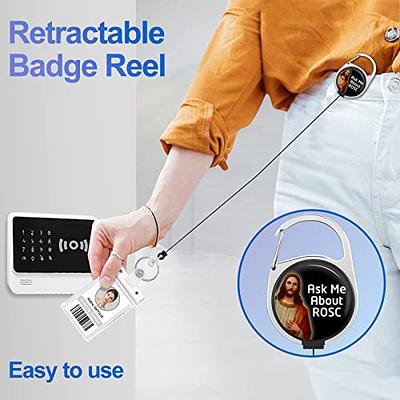 Buy Plifal ID Badge Holder with Lanyard and Retractable Badge Reel