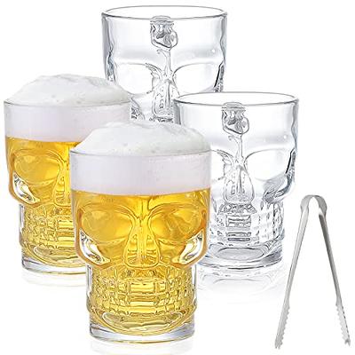 Drinking Glasses with Bamboo Lids and Glass Straw 4pcs Set - 16oz Can  Shaped Glass Cups, Beer , Iced Coffee Ideal for Glasses - AliExpress