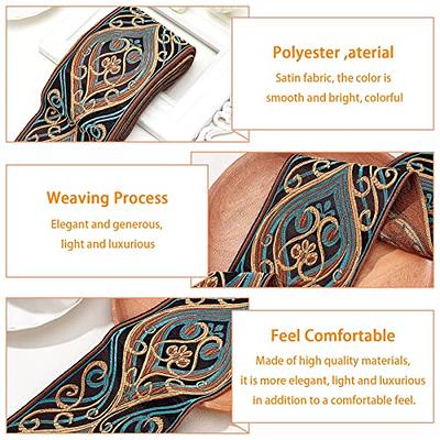 Jacquard Ribbon Trim Sewing Embroidered Ribbon Jacquard Trim for Sewing  Clothing Home Decor Wedding Bag