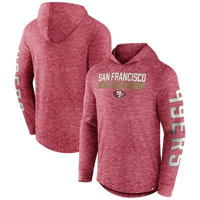 Men's Junk Food Scarlet San Francisco 49ers Thermal Henley Long Sleeve T-Shirt