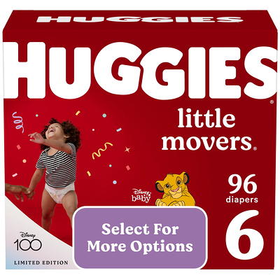 Huggies Size 5 Diapers, Little Movers Baby Diapers, Size 5 (27+ lbs), 120  Count (2 Packs of 60), Packaging May Vary