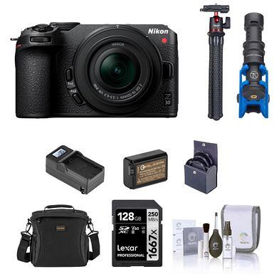  Nikon Z50 Mirrorless Camera Body 4K UHD DX-Format 2 Lens Kit  NIKKOR Z DX 16-50mm F/3.5-6.3 VR + Z DX 50-250mm F/4.5-6.3 VR Bundle with  Deco Gear Case + Microphone +