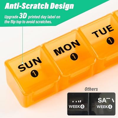 MedCenter Four-a-Day Monthly Pill Organizer 