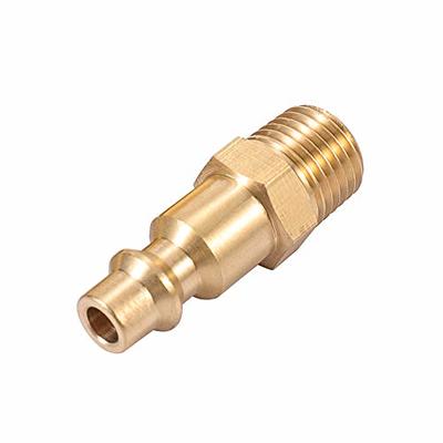 Brass 1/4-Inch NPT Male Industrial Air Hose Quick Connect Adapter,Air  Coupler and Plug Kit,Air Compressor Fittings 10pcs (Male NPT) - Yahoo  Shopping