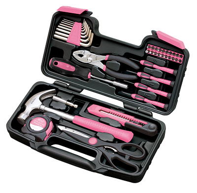 Apollo Tools Tool Sets Pink - Pink Tool & Box Kit - Set of Two - Yahoo  Shopping