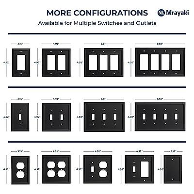 Electrical Outlets & Light Switches for Wall Switch Plates