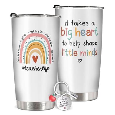 TEACHER'S BIG HEART | Personalized Metal Coffee Mug