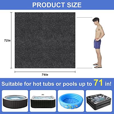 Inflatable, Leakproof hot tub mats for All Ages 