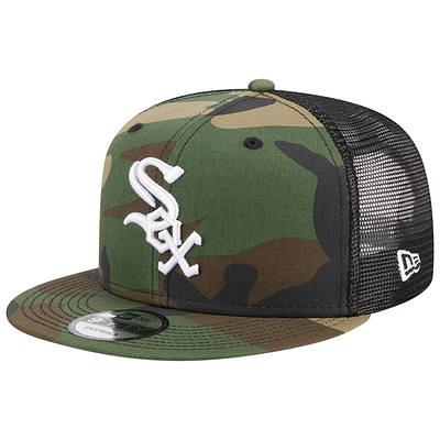 New Era Natural Chicago White Sox Retro Beachin' Trucker 9FIFTY Snapback Hat