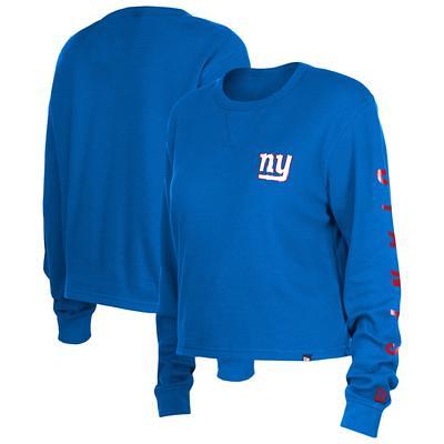 Men's Profile Heather Royal New York Giants Big & Tall Throwback Long Sleeve T-Shirt