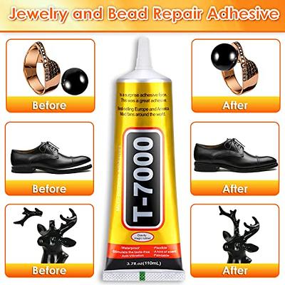 Upgrade T-7000 Black Adhesive Glue for Phone, Cridoz 110ml Waterproof  Jewelry Glue Precision Craft Adhesive for Cell Phone Screen Repair Glass  Wood