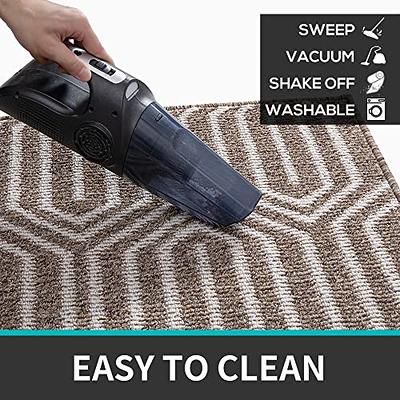 DEXI Door Mat Front Indoor Outdoor Doormat, Heavy Duty Rubber