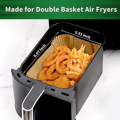 100Pcs Air Fryer Liners Air Fryer Accessories for Ninja Foodi Dual Air Fryer