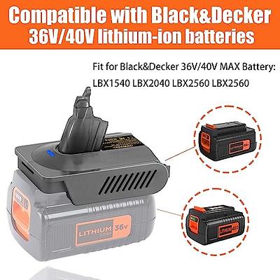 JJXNDO V8 Adapter for Dewalt 20V Lithium Battery Converter to Replace for  Dyson V8 Battery, Works with Dyson V8 Series Animal Absolute Vacuum Cleaner