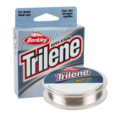 Berkley Trilene Micro Ice, Clear Steel, 6-Pound Monofilament