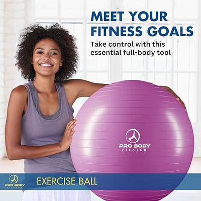  ProBody Pilates Ball Small Exercise Ball, 9 Inch Bender Ball,  Mini Soft Yoga Ball, Workout Ball for Stability, Barre, Ab, Core, Physio  and Physical Therapy Ball at Home Gym & Office (