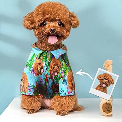 Custom Hawaiian Shirts With Pet Face, Dog Cat Floral Hawaiian