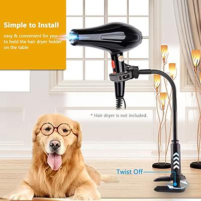 ERYUE Alloy Hair Dryer Stand 360 Degree Rotating Hands Free Hair