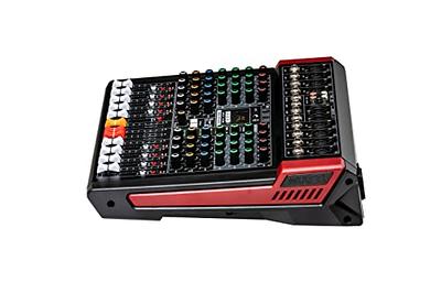  Aveek Professional Audio Mixer, Sound Board Mixing Console with  5 Channel Digital USB Bluetooth Reverb Delay Effect, Input 48V Phantom  Power Stereo DJ Mixers for Recording, Live Streaming, Podcasting : Musical