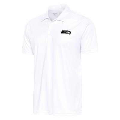 Men's Antigua White San Francisco Giants Metallic Affluent Polo